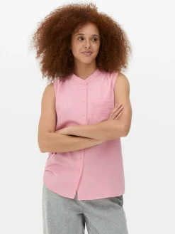 Sleeveless Tunic Blouse