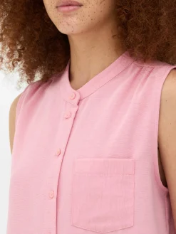 Sleeveless Tunic Blouse