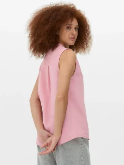 Sleeveless Tunic Blouse