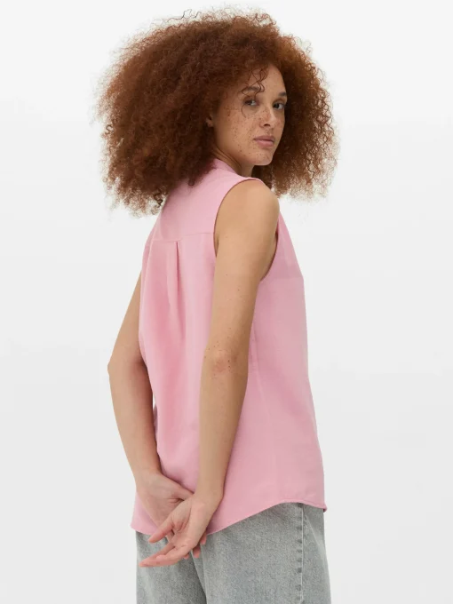 Sleeveless Tunic Blouse