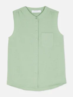 Sleeveless Tunic Blouse