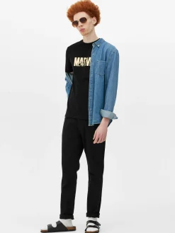 Slim Fit Twill Jeans