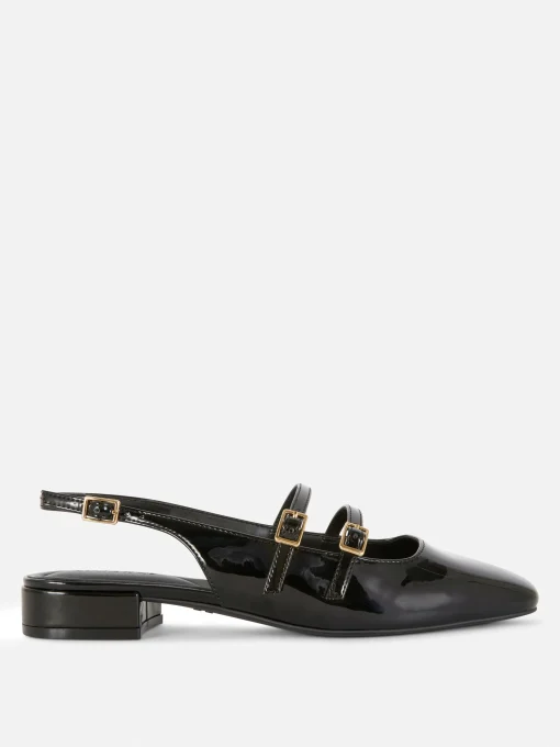 Slingback Double Strap Mary Janes