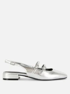 Slingback Double Strap Mary Janes