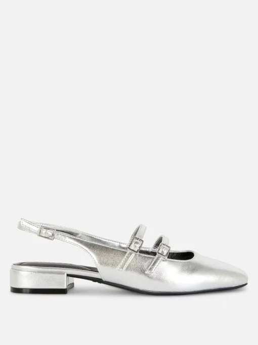 Slingback Double Strap Mary Janes