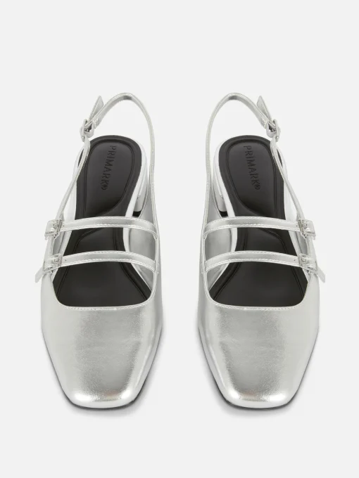 Slingback Double Strap Mary Janes