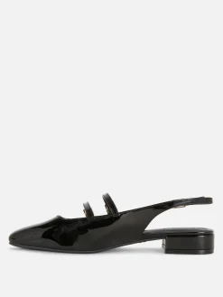 Slingback Double Strap Mary Janes