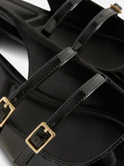 Slingback Double Strap Mary Janes