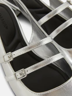 Slingback Double Strap Mary Janes