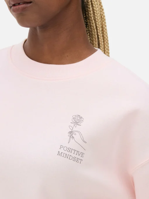 Slogan Crew Neck Sweatshirt