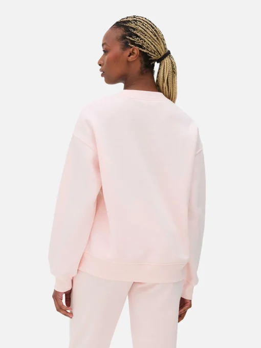 Slogan Crew Neck Sweatshirt
