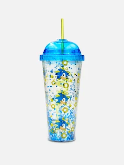 Sonic The Hedgehog Glitter Travel Cup