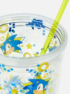 Sonic The Hedgehog Glitter Travel Cup