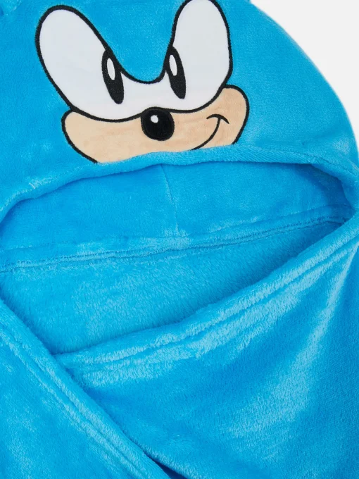 Sonic The Hedgehog Hooded Throw
