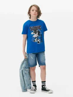 Sonic The Hedgehog Print T-Shirt