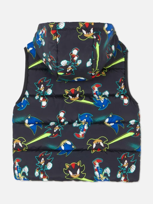 Sonic The Hedgehog Sonic And Shadow Puffer Vest