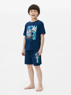 Sonic The Hedgehog T-Shirt And Shorts Pajama Set