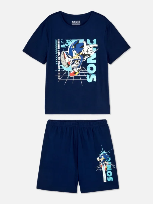 Sonic The Hedgehog T-Shirt And Shorts Pajama Set