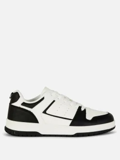 Sporty Paneled Low Tops