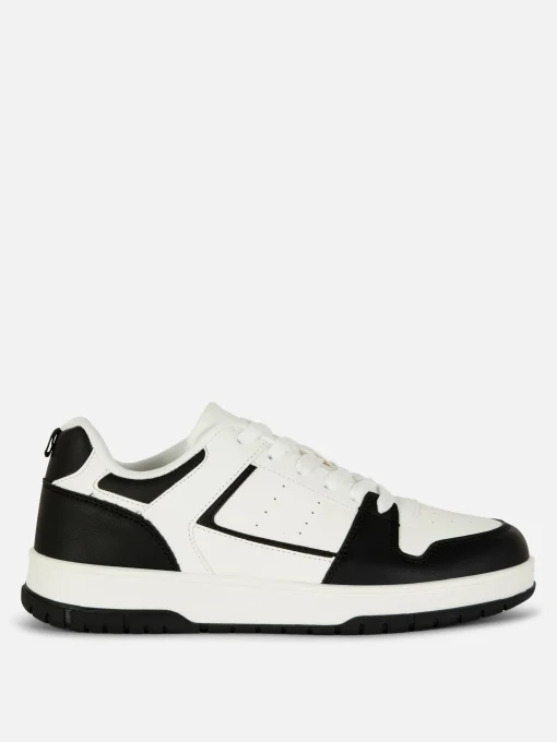Sporty Paneled Low Tops