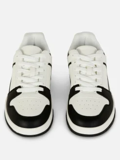 Sporty Paneled Low Tops