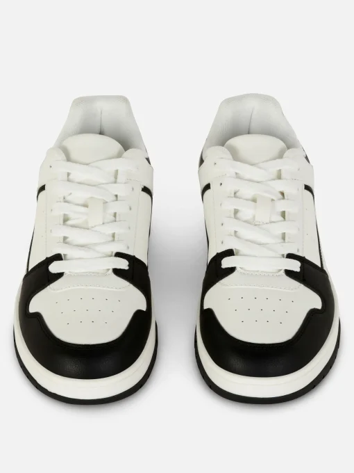 Sporty Paneled Low Tops