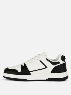 Sporty Paneled Low Tops