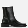 Square Toe Ankle Boots