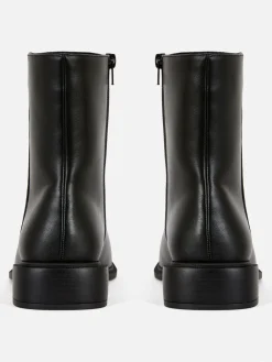 Square Toe Ankle Boots