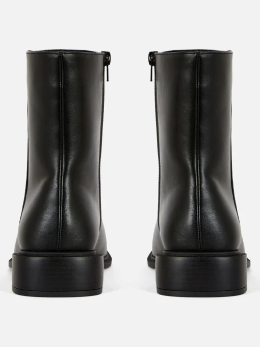 Square Toe Ankle Boots