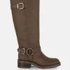 Square Toe Biker Boots