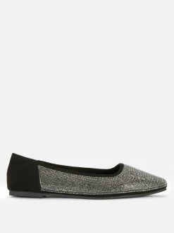 Square Toe Studded Slip-Ons