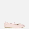 Star Laser Cut Ballet Pumps