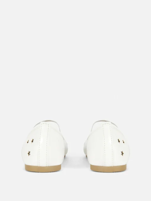 Star Laser Cut Ballet Pumps