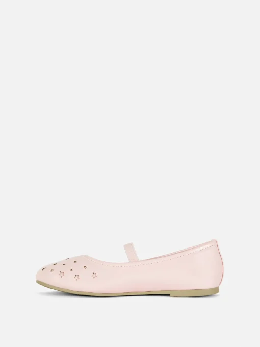 Star Laser Cut Ballet Pumps