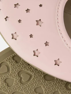 Star Laser Cut Ballet Pumps