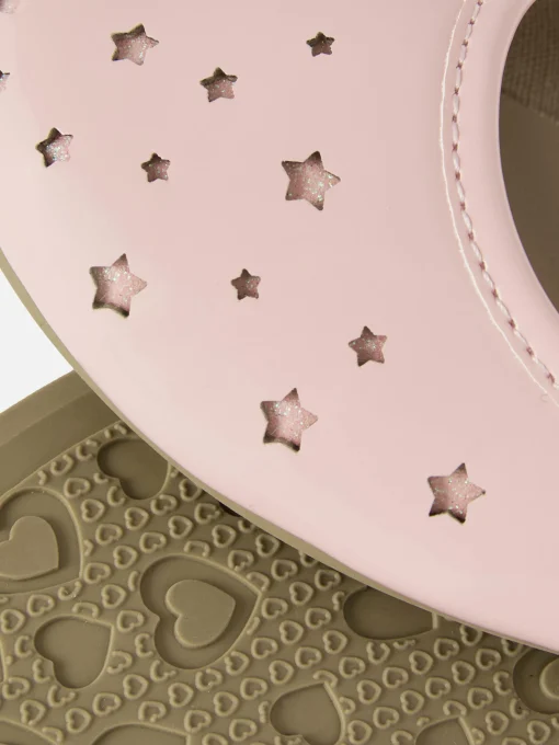 Star Laser Cut Ballet Pumps