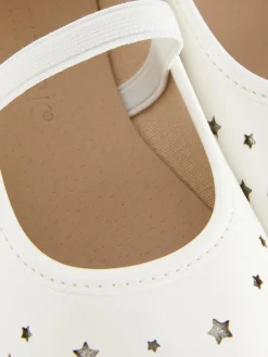 Star Laser Cut Ballet Pumps