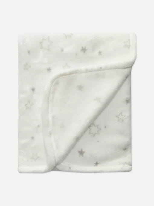 Star Print Fleece Blanket
