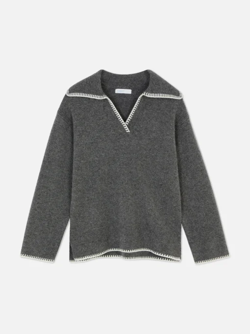 Stitch Collar Sweater