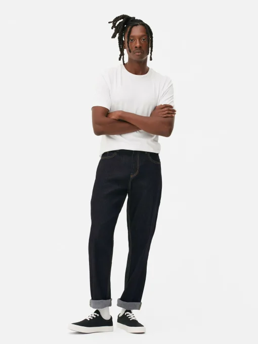 Straight Fit Denim Jeans