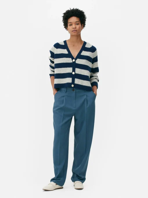 Straight Leg Tailored Pants