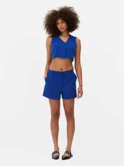 Straight Leg Tailored Shorts
