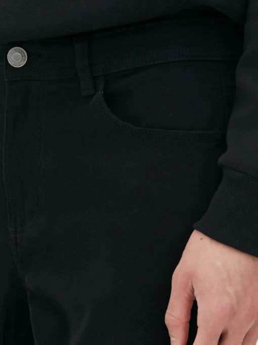 Straight Leg Twill Jeans