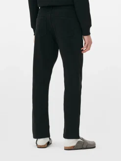 Straight Leg Twill Jeans