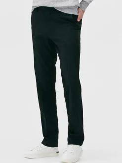 Straight Leg Twill Pants