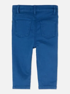 Straight Leg Twill Pants