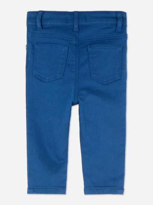 Straight Leg Twill Pants