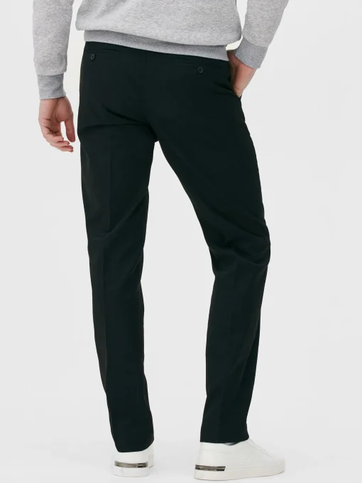 Straight Leg Twill Pants