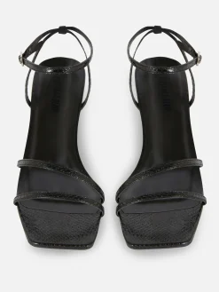 Strappy Kitten Heels
